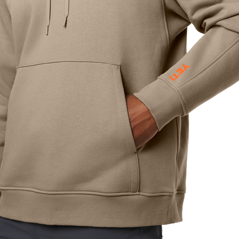 YETI Wild Pullover Fleece Hoodie Taupe