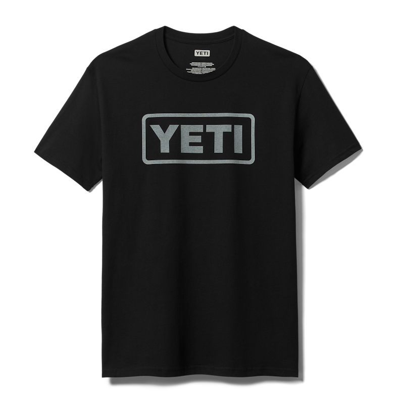 YETI Logo Badge Short Sleeve T-Shirt Black
