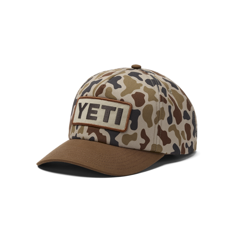 YETI® Wetlands Camo Logo Badge Mid Pro Flat Brim Hat Wetlands Camo