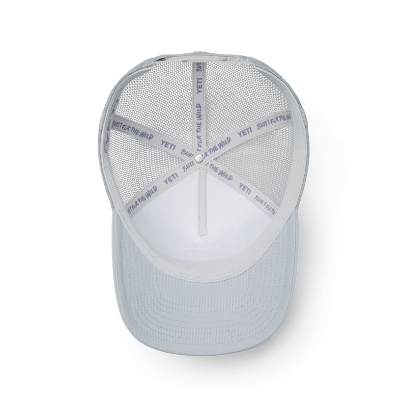 YETI® Badge Cherry Blossom Trucker Hat Gray