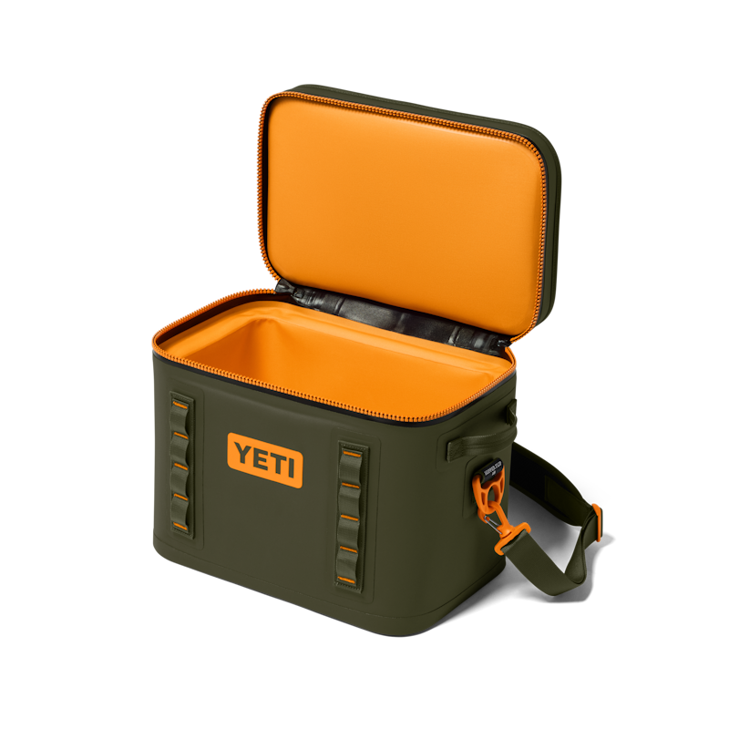 Hopper Flip® 18 Soft Cooler Olive/King Crab Orange