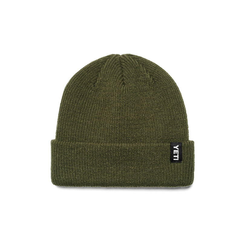 YETI® Logo Badge Beanie Olive