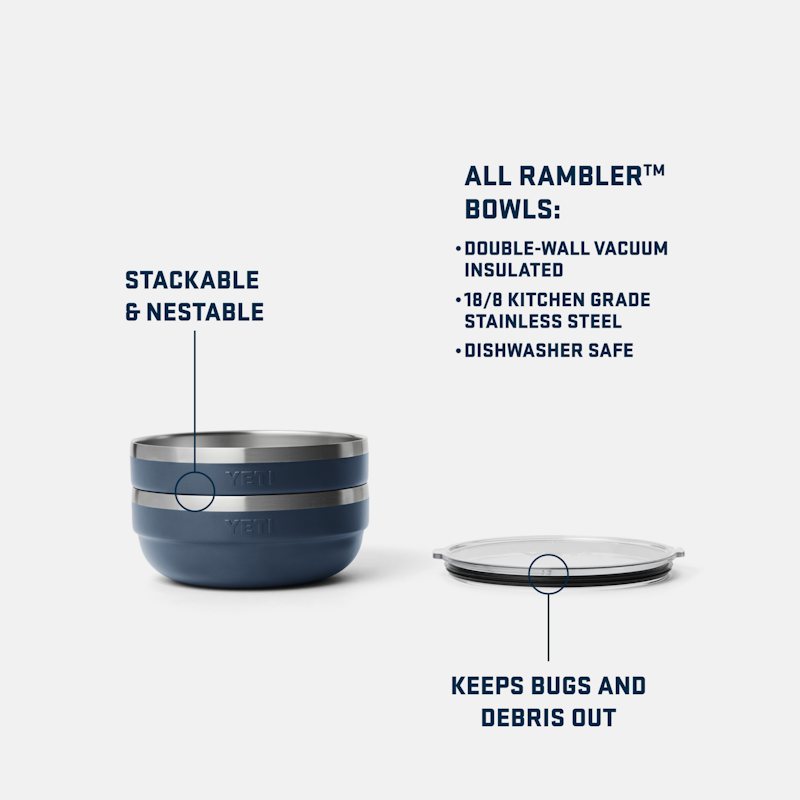 Rambler® 1.6 QT Insulated Low Bowl Ridgeline