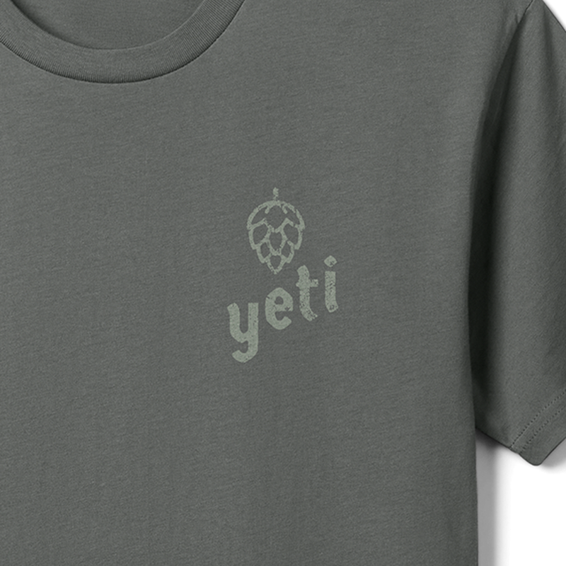 YETI® Prost! Badge Short Sleeve T-Shirt Charcoal