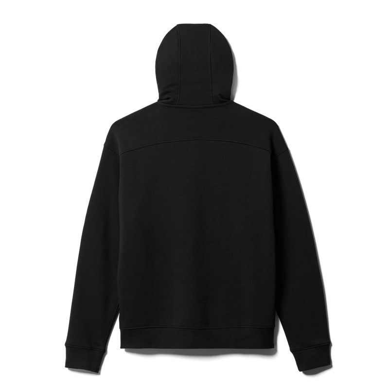 Designed in Pullover Fleece Hoodie Black