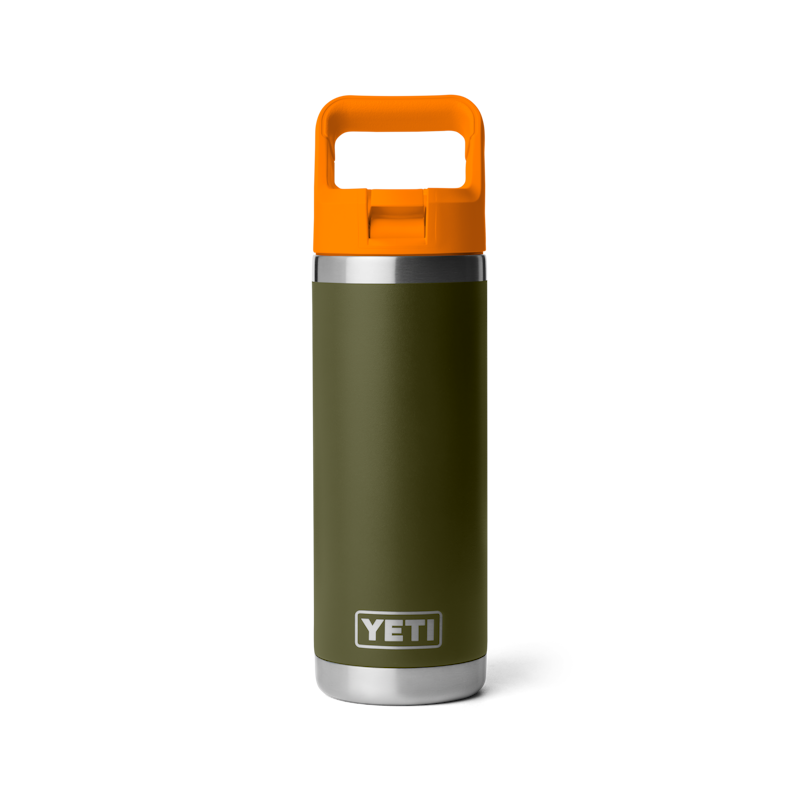 Rambler® 18 oz Water Bottle Olive/King Crab Orange