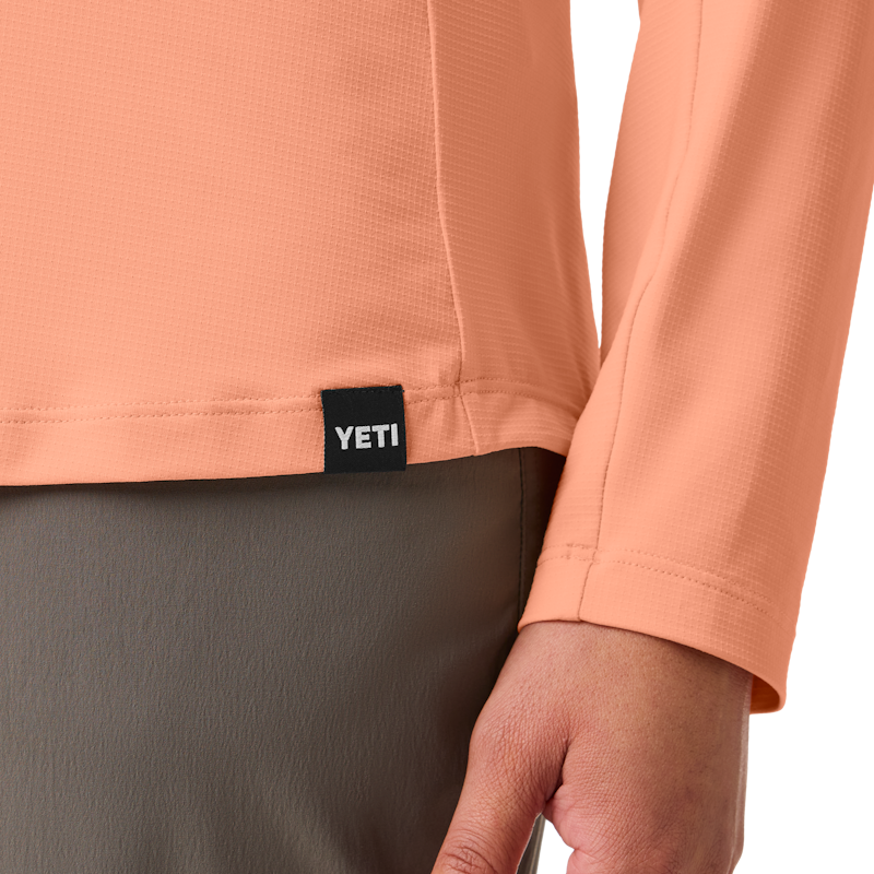 Women's Crew Neck Ultra Lightweight Sunshirt Peach