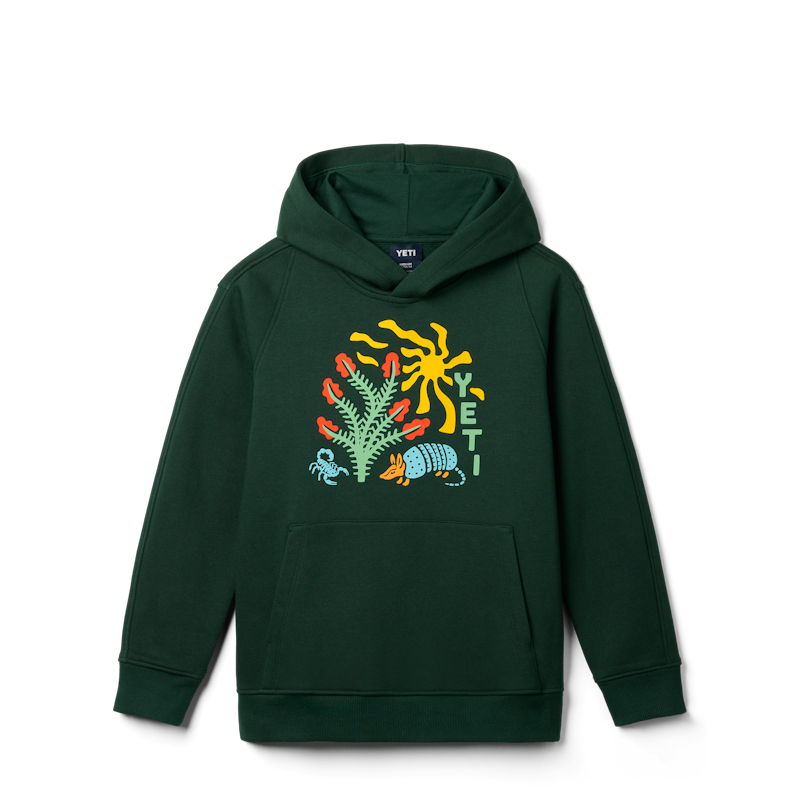 Explorers Kids' Fleece Hoodie Dark Forest