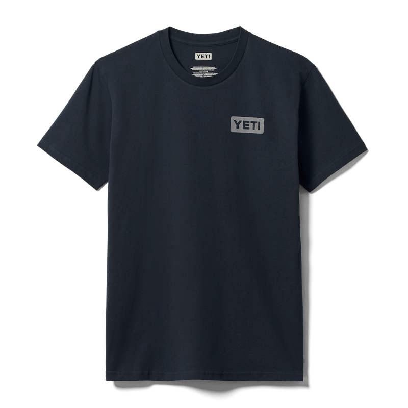 YETI Logo Badge Short Sleeve T-Shirt Navy