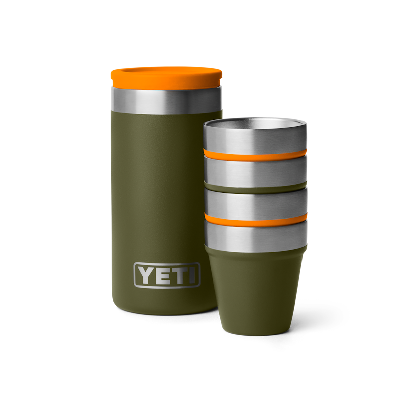 YETI® Shot Glasses Olive/King Crab Orange