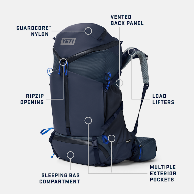 Skala™ 50L Women's Hiking Pack Classic Navy