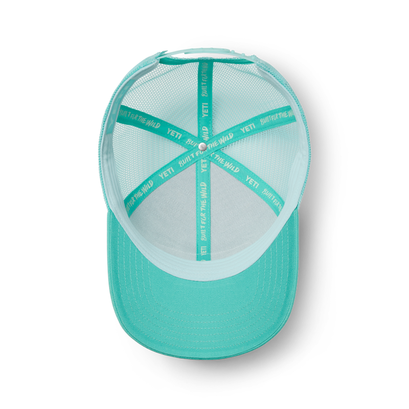 YETI Logo Badge Mid Pro Trucker Hat Ocean