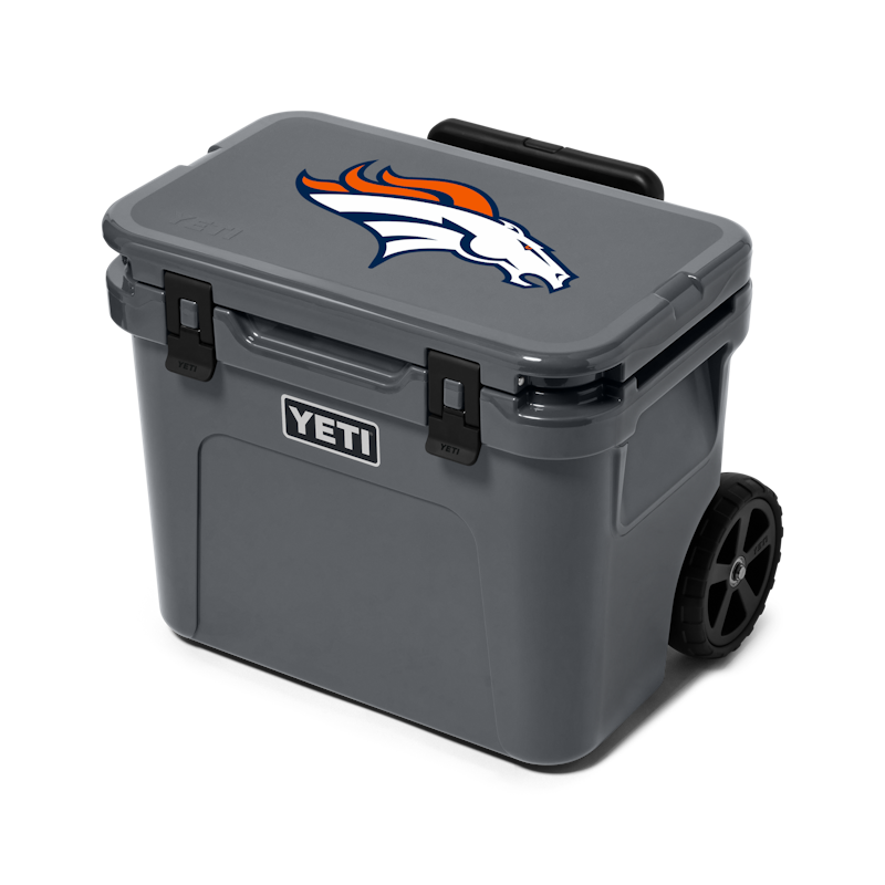Denver Broncos Roadie® 32 Wheeled Cooler Charcoal