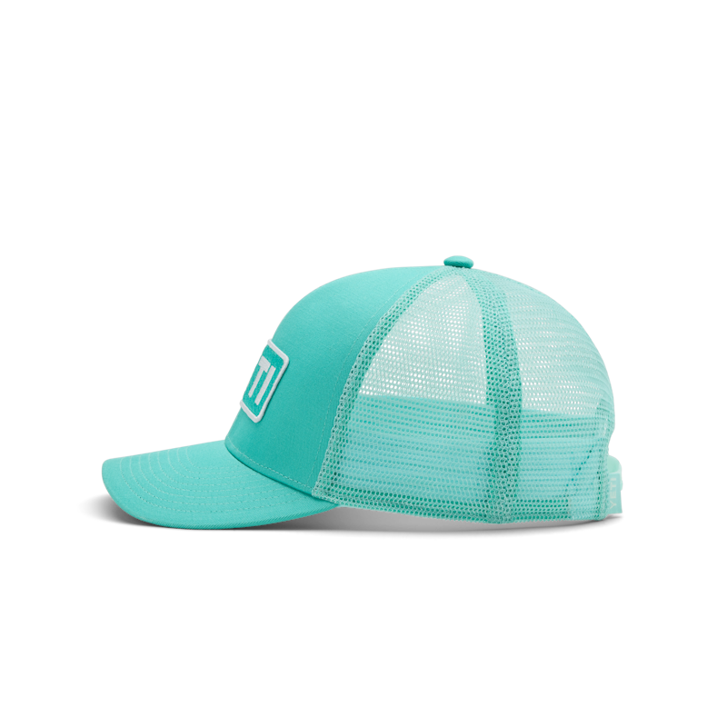 YETI Logo Badge Kids' Snapback Hat Ocean
