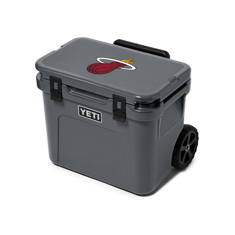 Miami Heat Roadie® 32 Wheeled Cooler Charcoal