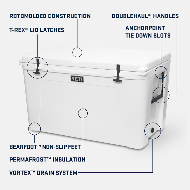 Tundra® 210 Hard Cooler White