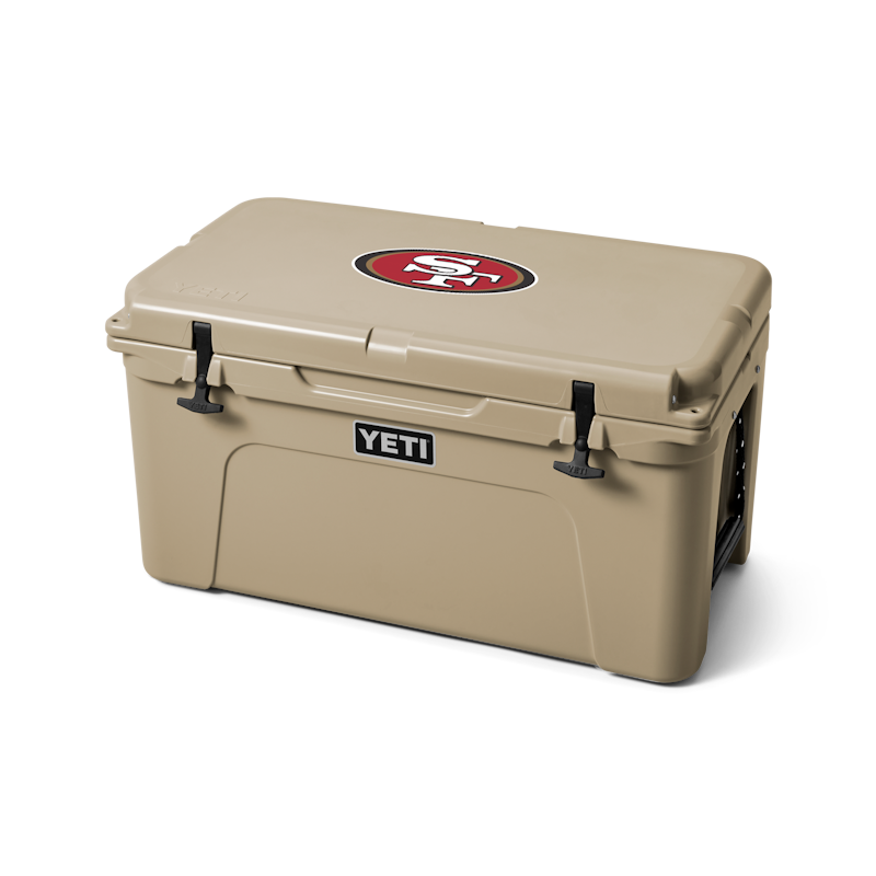 San Francisco 49ers Tundra® 65 Hard Cooler Tan