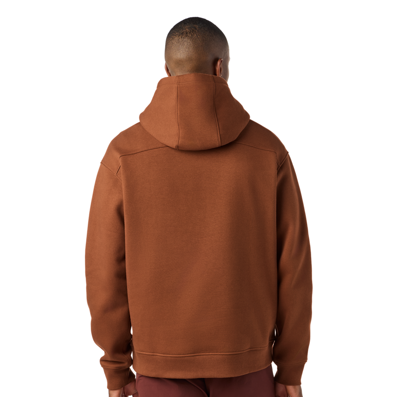 YETI® Logo Built for the Wild Fleece Hoodie Rust