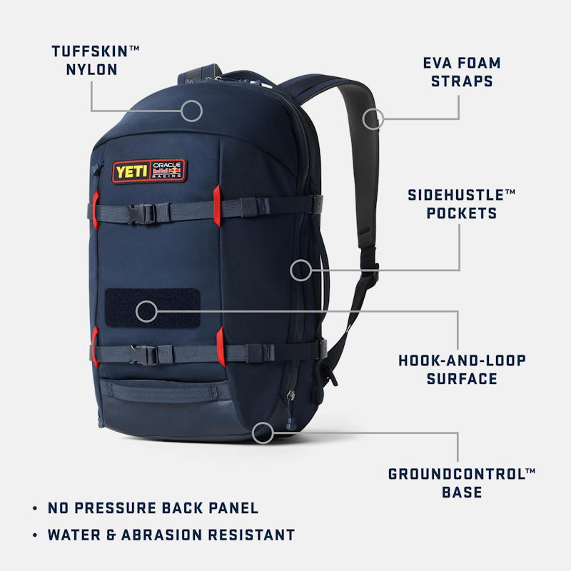 YETI x Oracle Red Bull Racing Crossroads® 27L Carry On Backpack Night Sky Navy