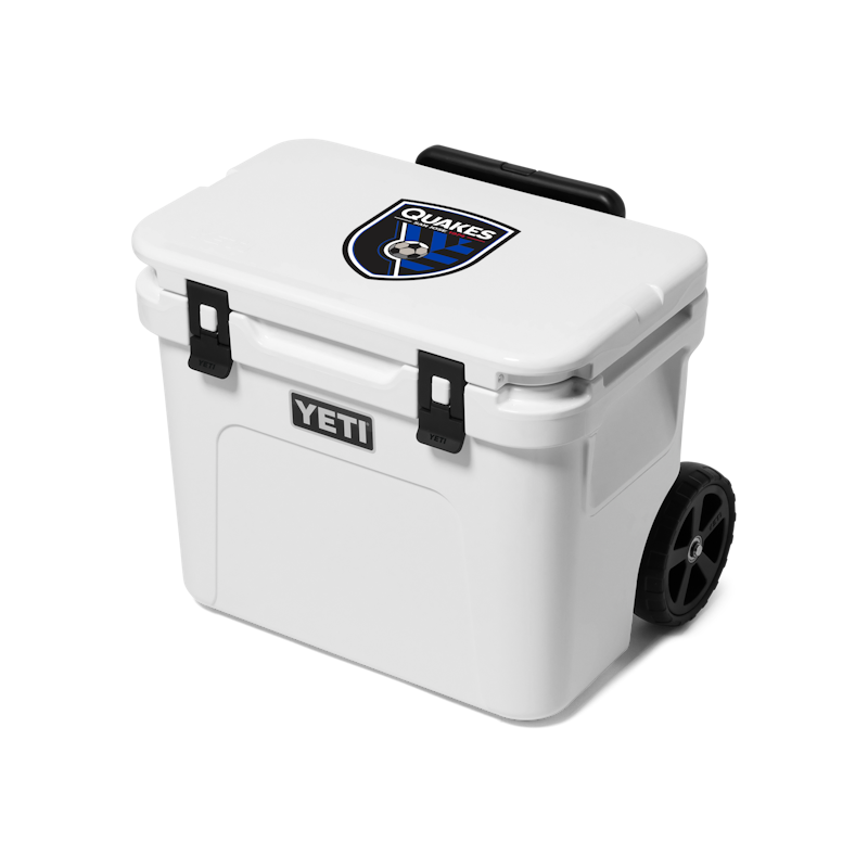 San Jose Earthquakes Roadie® 32 Wheeled Cooler White