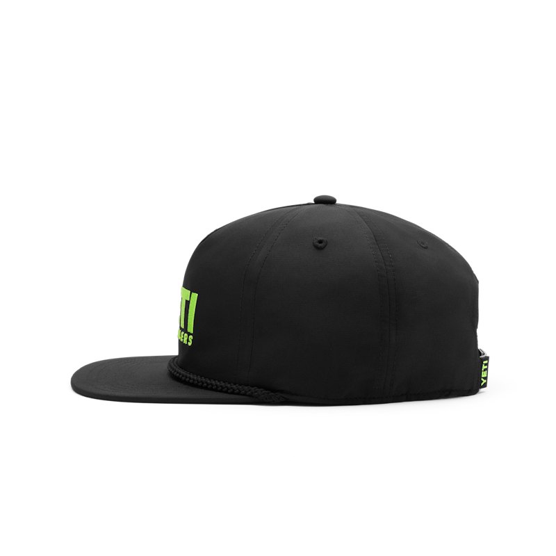 YETI Coolers Flat Brim Rope Hat Green