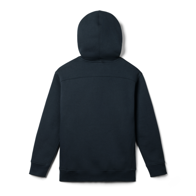 YETI® Bear Badge Kids' Fleece Hoodie Navy