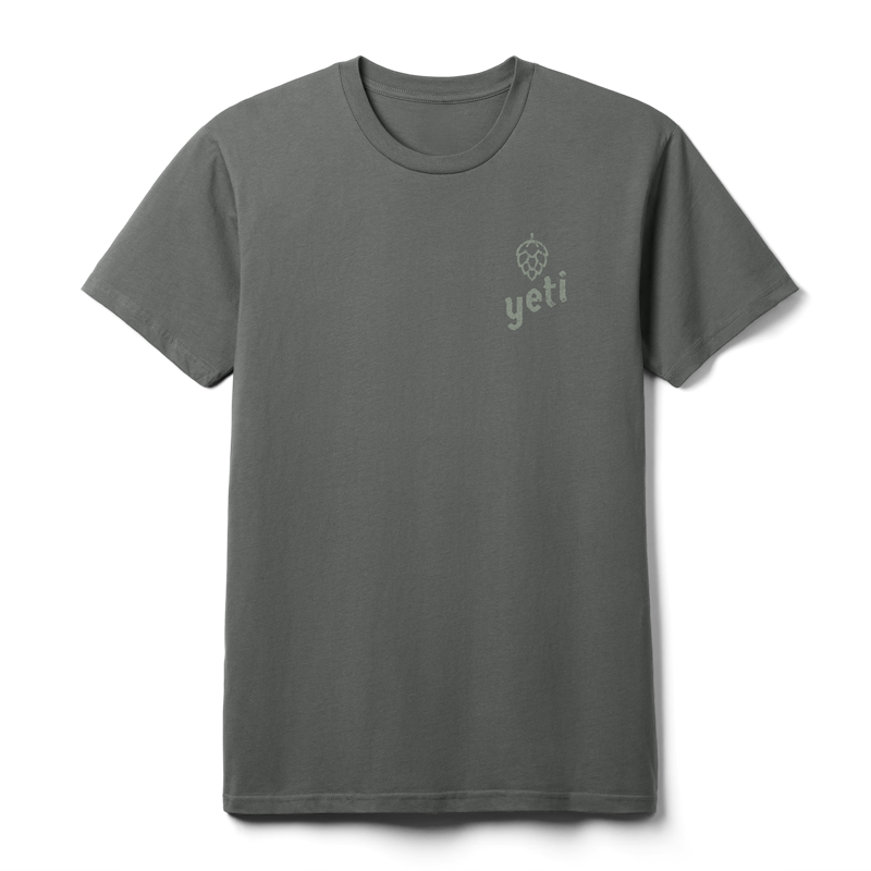 YETI® Prost! Badge Short Sleeve T-Shirt Charcoal