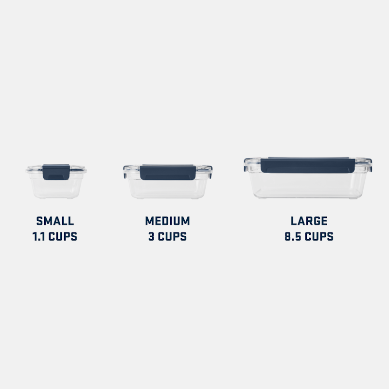YETI® Small Plastic Food Storage Navy