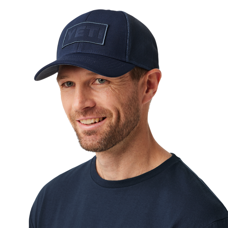 YETI® Logo Patch Low Pro Trucker Hat Navy