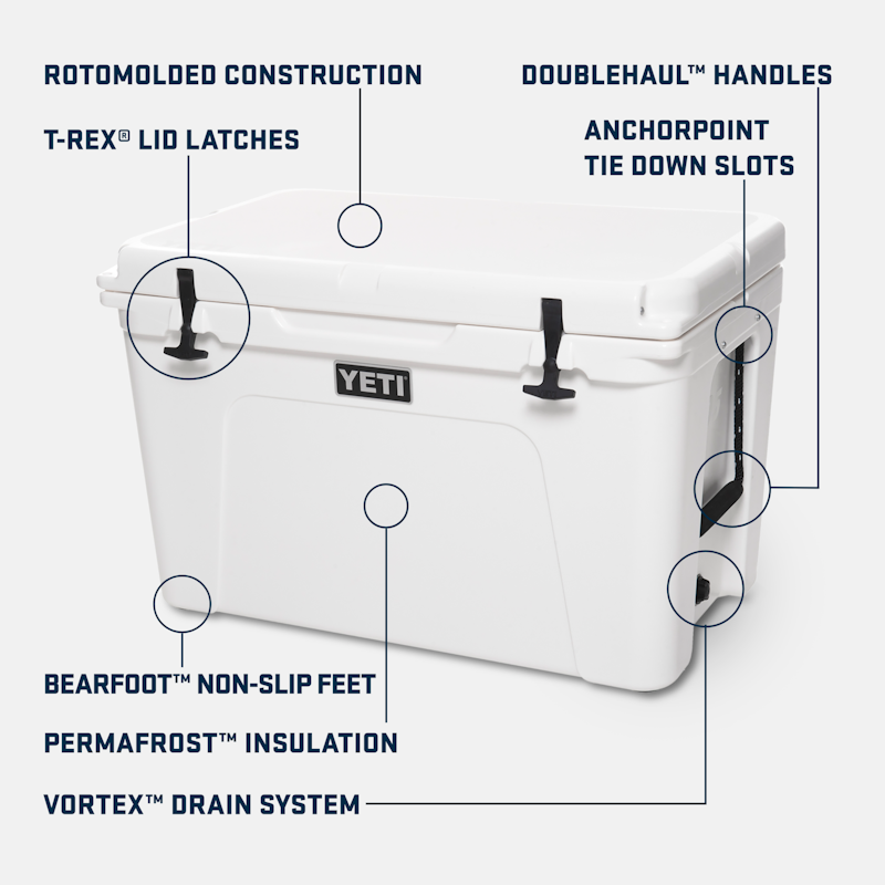 Tundra® 105 Hard Cooler White
