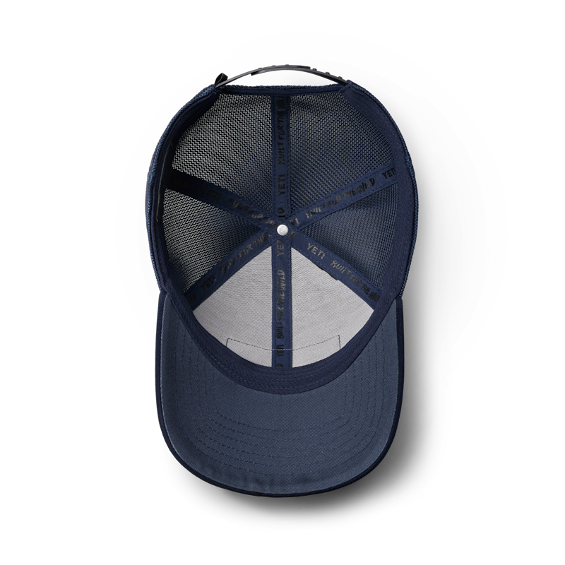 YETI® Logo Patch Low Pro Trucker Hat Navy