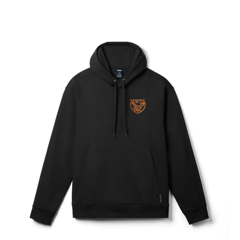YETI® Eagle Badge Fleece Hoodie Black