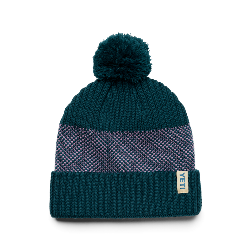 YETI® Pom Beanie Teal/Purple