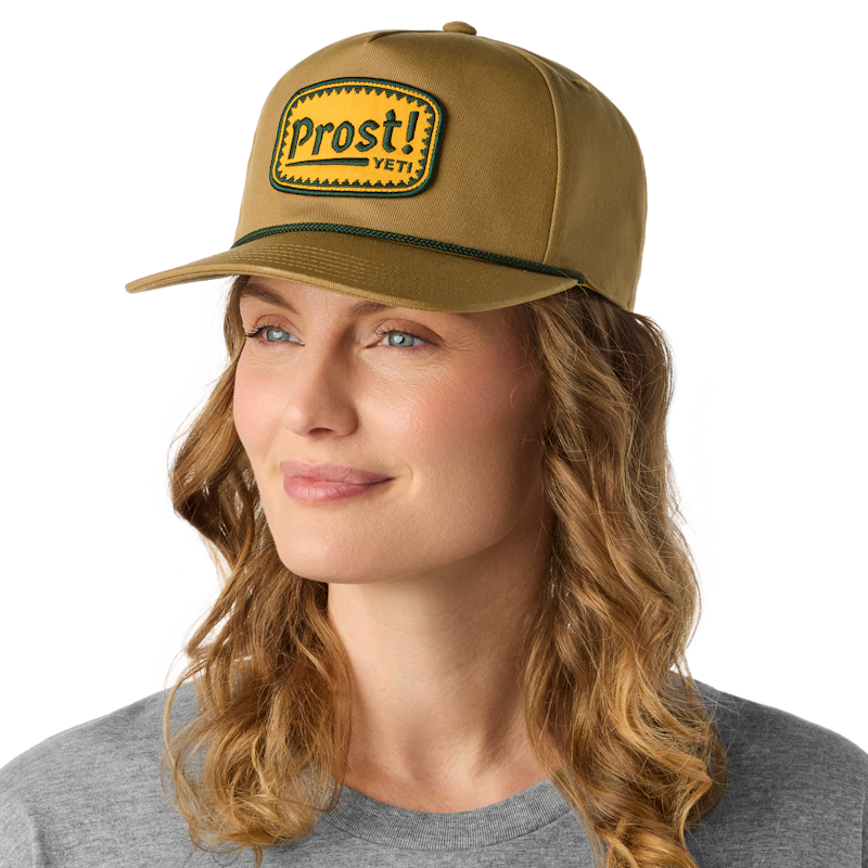 YETI® Prost! Badge Flat Brim Hat Brown