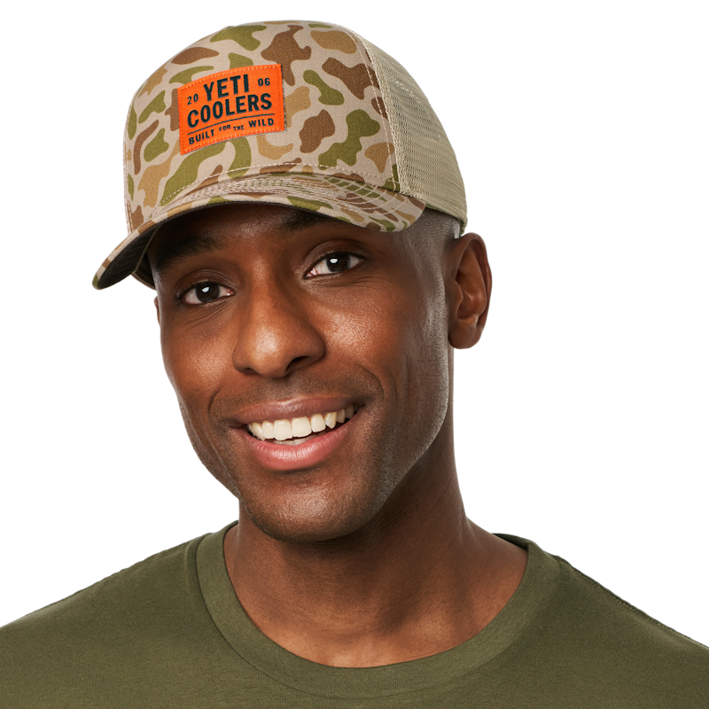 YETI Coolers Camo Trucker Hat Brown/Camo