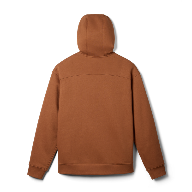 YETI® Logo Built for the Wild Fleece Hoodie Rust