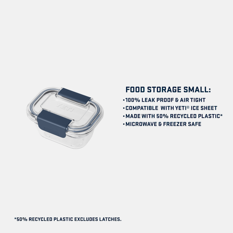 YETI® Small Plastic Food Storage Navy