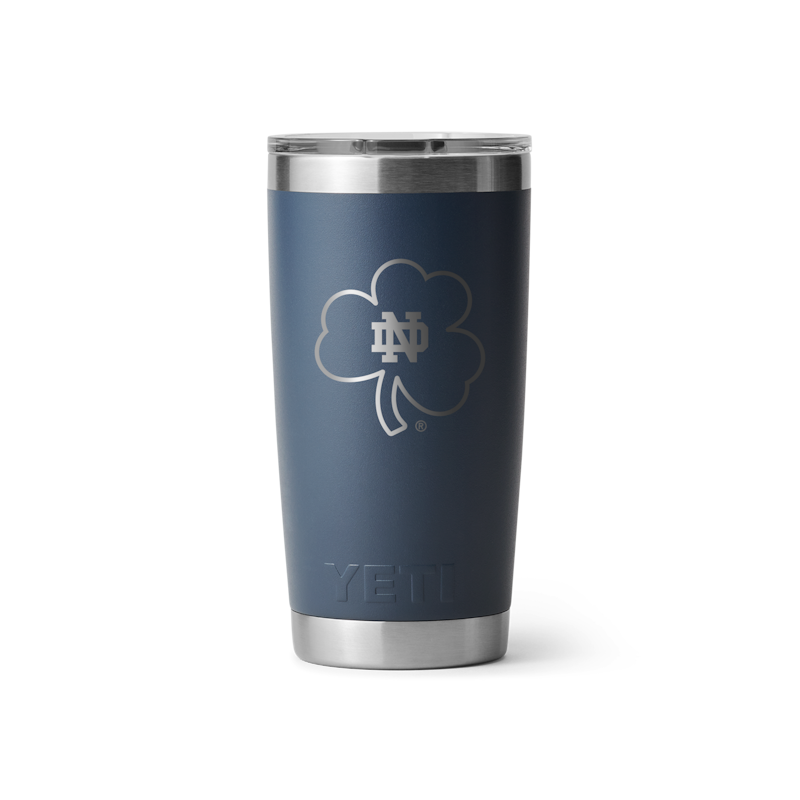 NOTRE DAME Rambler® 20 oz Tumbler Notre Dame Clover