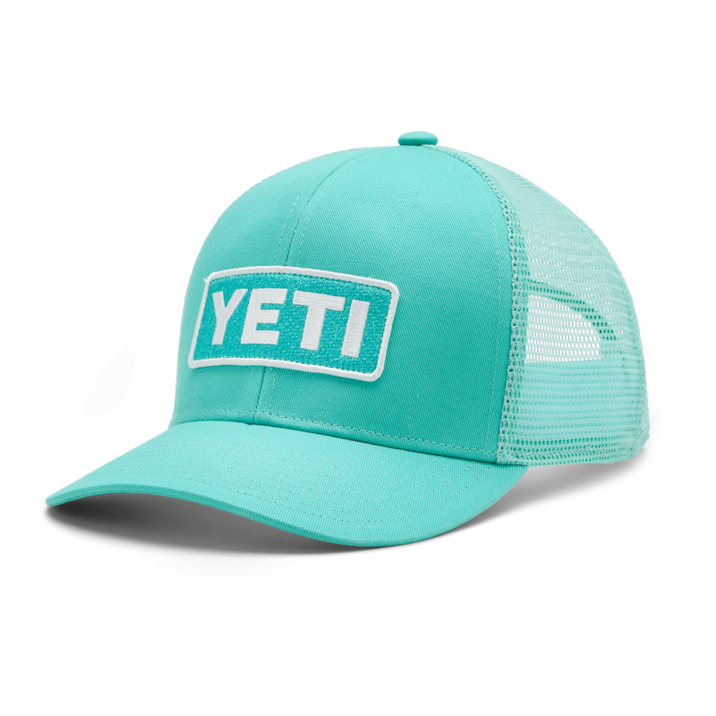 YETI Logo Badge Kids' Snapback Hat Ocean