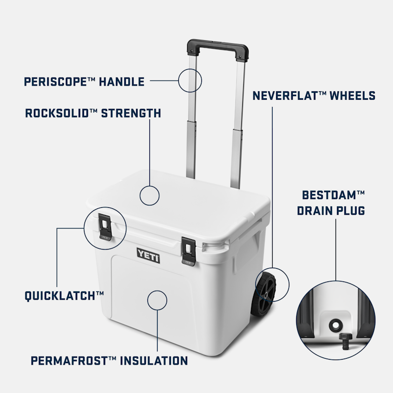 Roadie® 60 Wheeled Cooler Navy