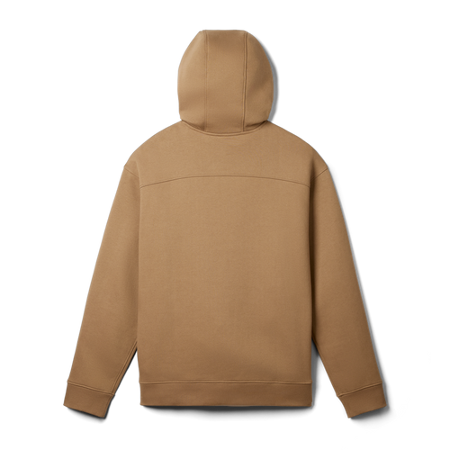 Built for the Wild Badge Fleece Hoodie Brush Brown