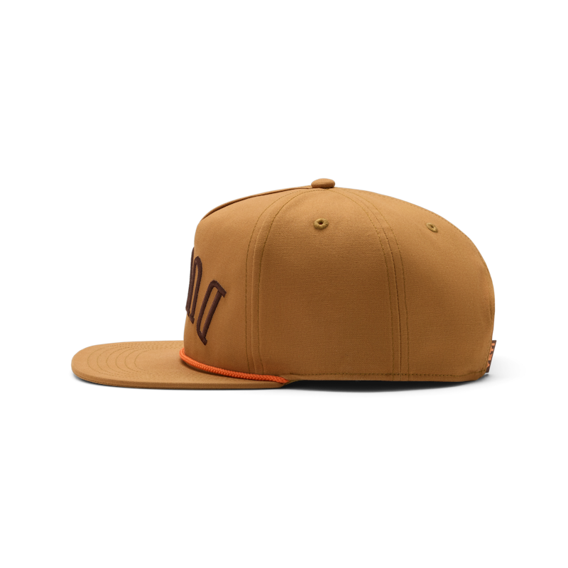 Dead Ducks Flat Brim Rope Hat Brown