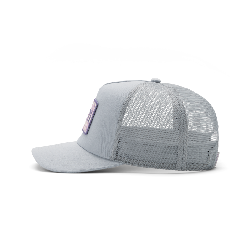 YETI® Badge Cherry Blossom Trucker Hat Gray