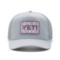 YETI® Badge Cherry Blossom Trucker Hat Gray