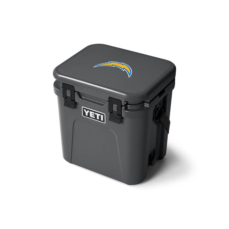 Los Angeles Chargers Roadie® 24 Hard Cooler Charcoal