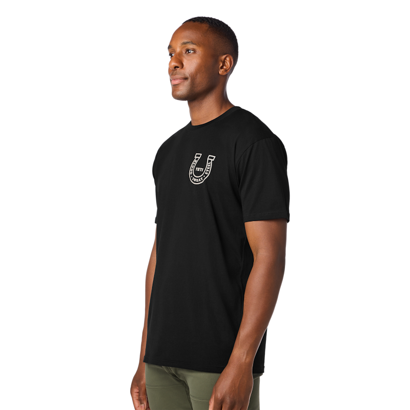 Horseshoe Short Sleeve T-Shirt Black