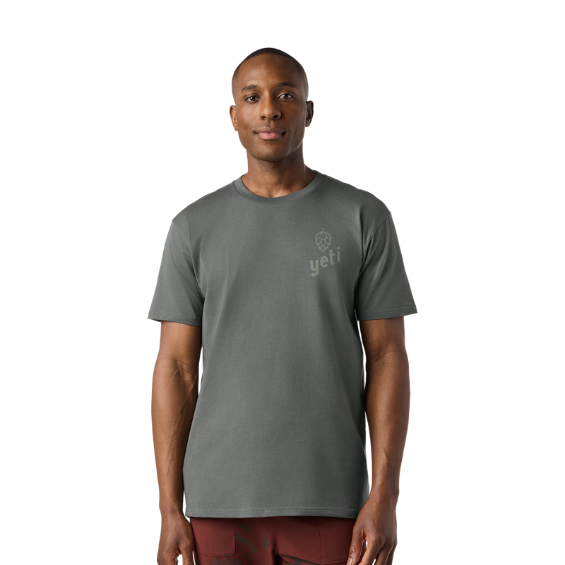 YETI® Prost! Badge Short Sleeve T-Shirt Charcoal
