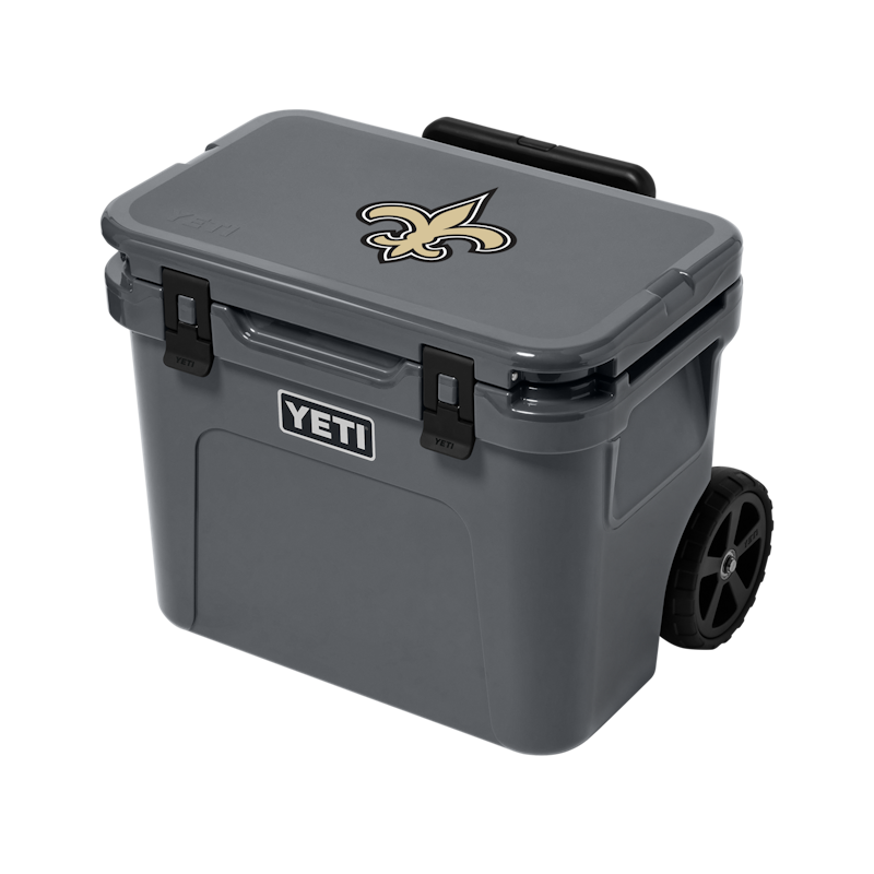 New Orleans Saints Roadie® 32 Wheeled Cooler Charcoal