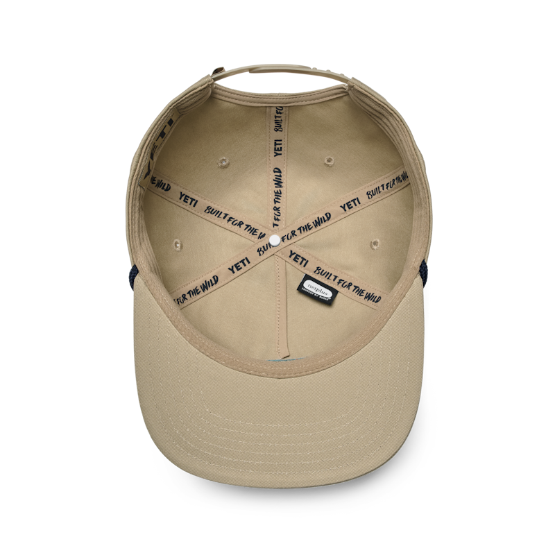 Wood Duck Flat Brim Rope Hat Khaki