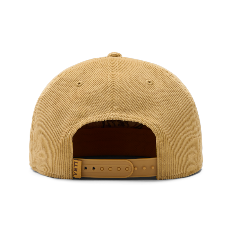 YETI® Duck Corduroy Flat Brim Rope Hat Brown